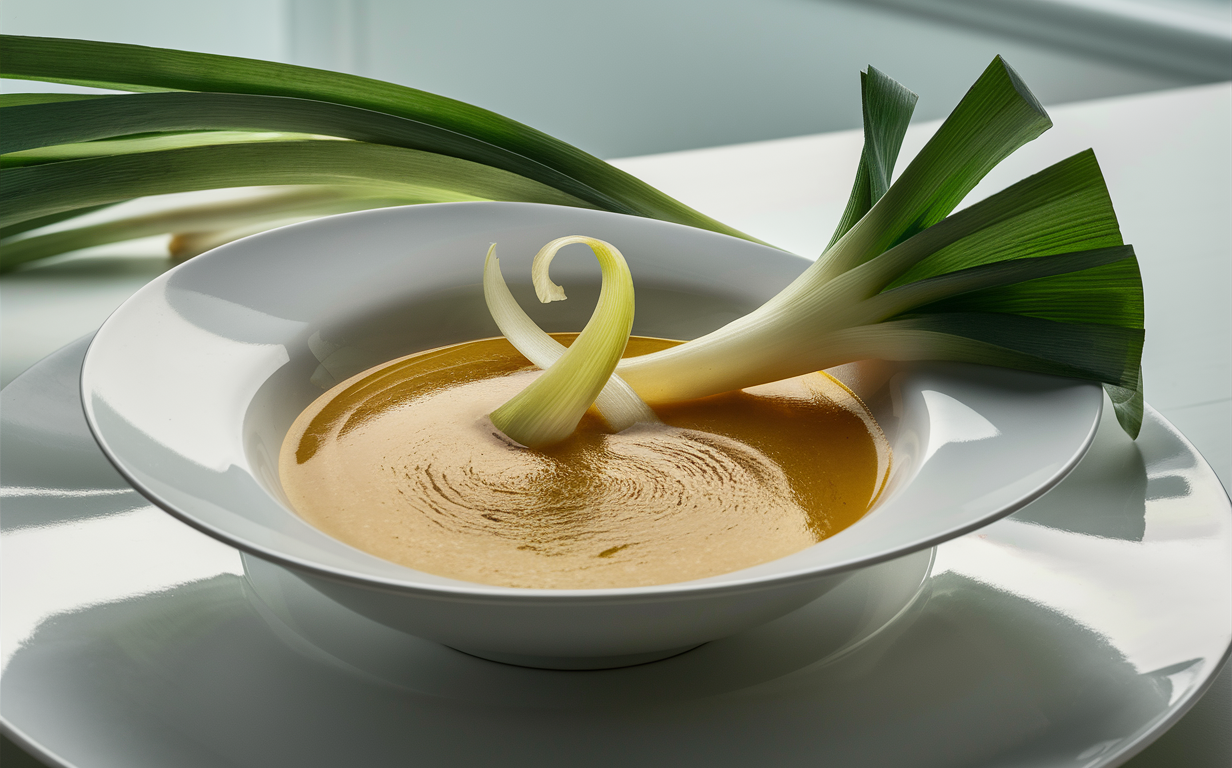 Which part of the leek is best for soup?