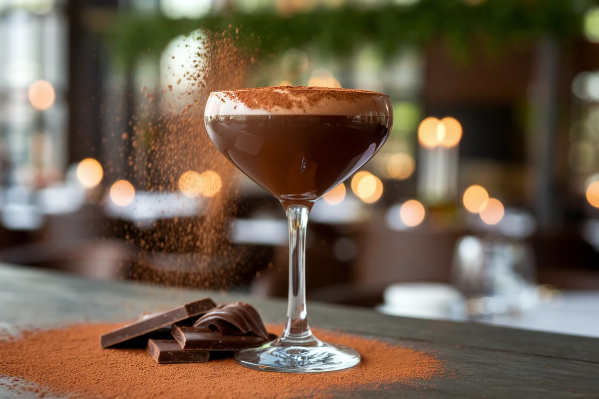 What is a Chocolate Martini Made Of