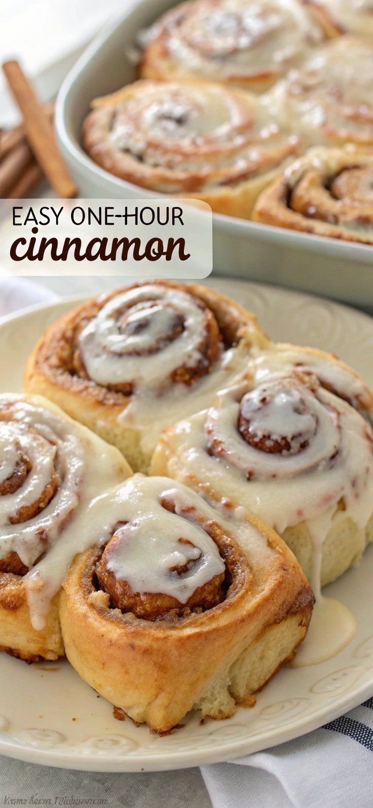 Easy One Hour Cinnamon Rolls: Warm, Gooey, and Irresistible