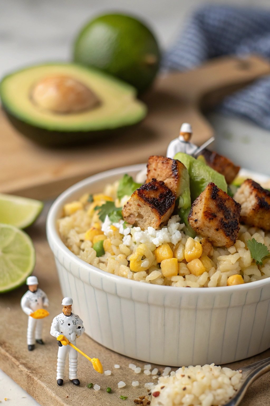 Mini Street Corn Chicken Rice Bowls – Big Flavor in a Tiny Bowl!