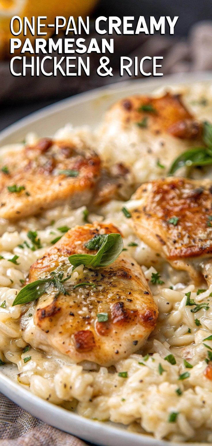 One-Pan Creamy Parmesan Chicken & Rice: The Ultimate Comfort Meal
