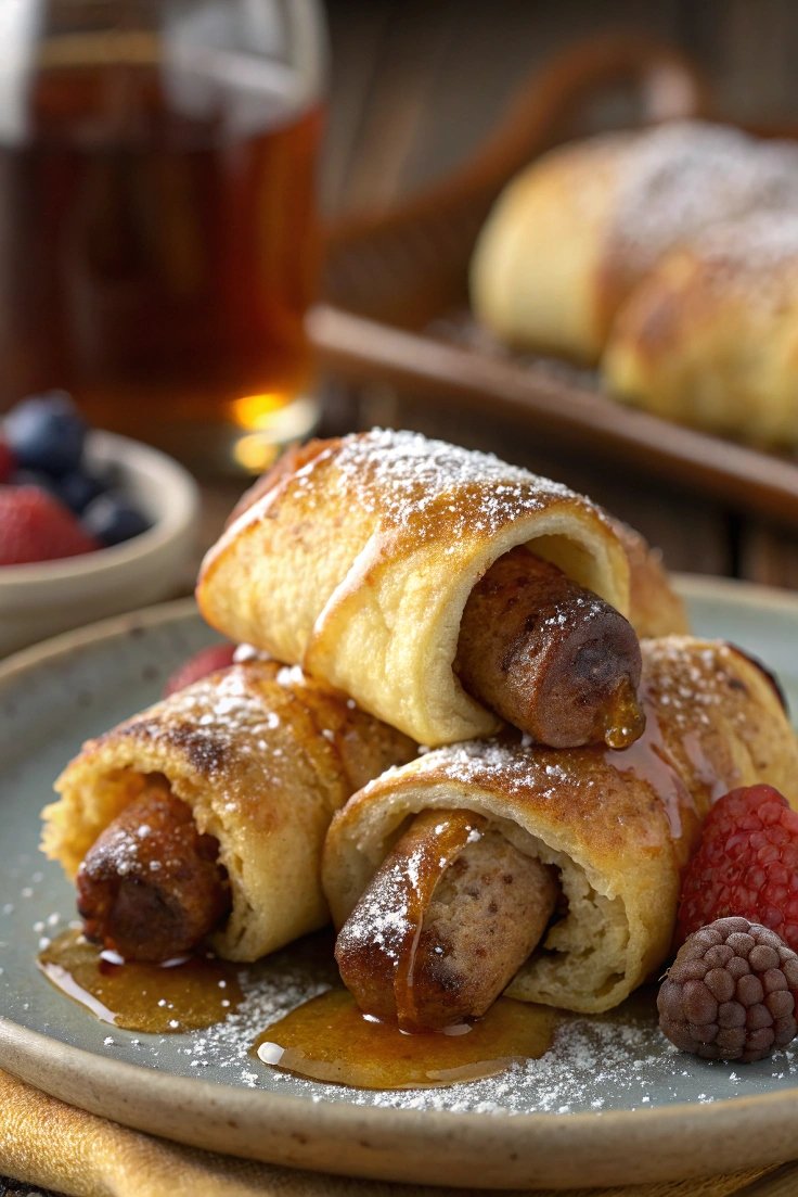 Fluffy Breakfast Pigs in a Blanket – A Sweet & Savory Morning Treat