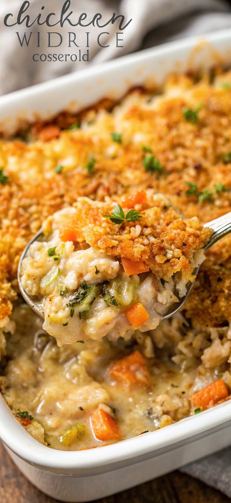 Creamy Chicken Wild Rice Casserole – The Ultimate Comfort Food!