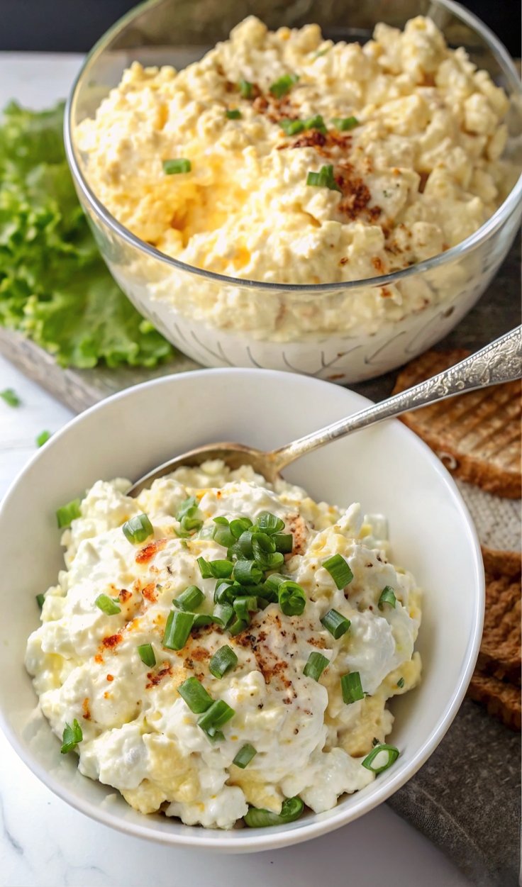 Simple Cottage Cheese Egg Salad