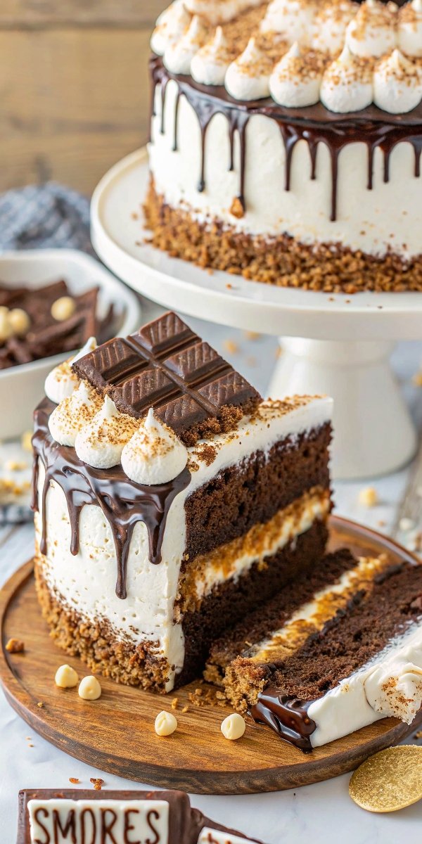 S’mores Cake Recipe – A Gooey, Chocolatey Twist on a Classic Favorite