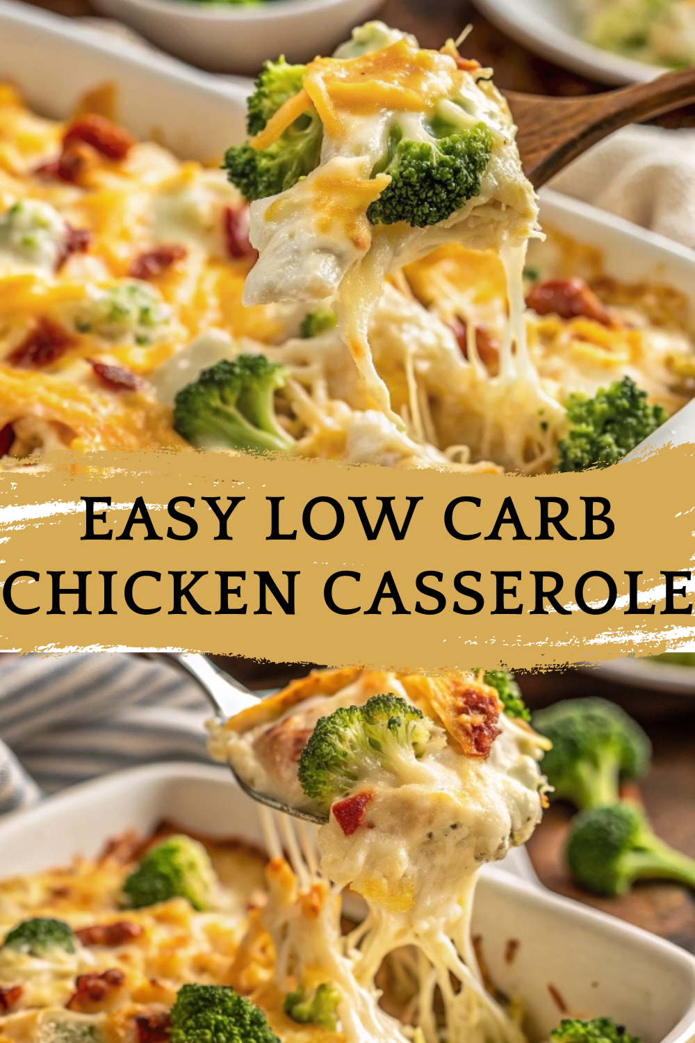 Easy Low Carb Chicken Casserole – Cheesy, Protein-Packed & Keto-Friendly