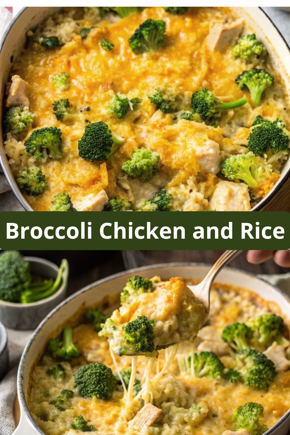 Cheesy Broccoli Chicken and Rice Casserole – Creamy, Easy & Family-Approved