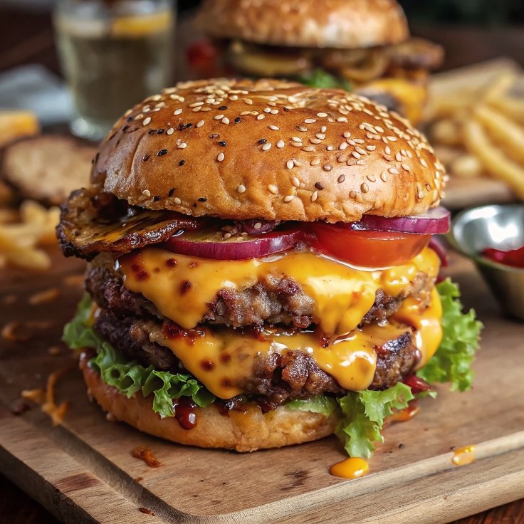 Crack Burgers – Juicy, Cheesy, Ranch-Infused Beef Burgers
