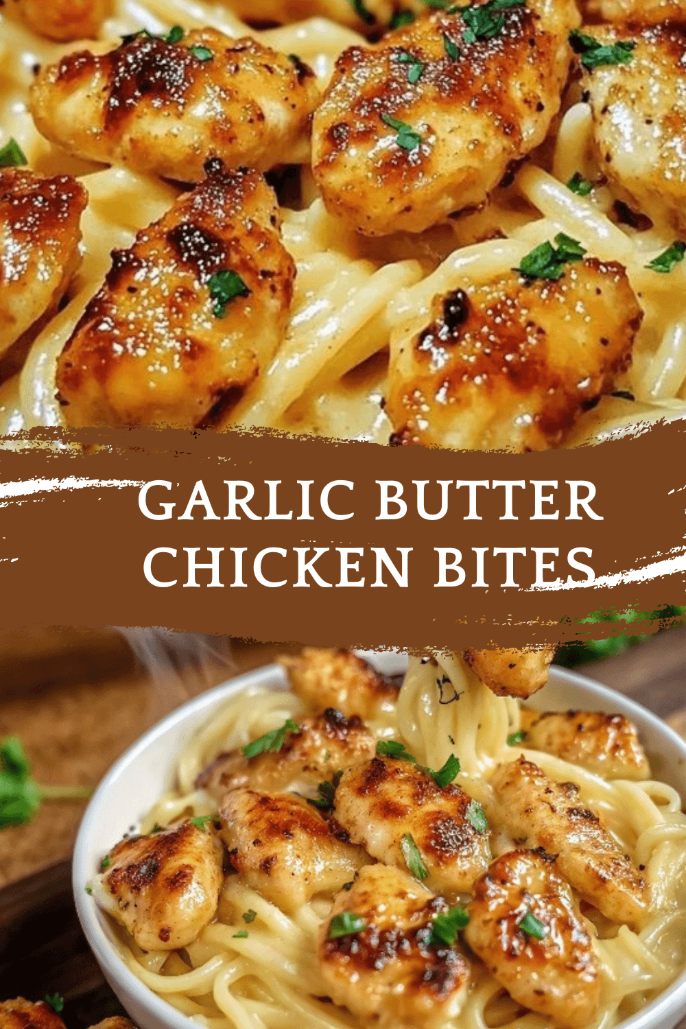 Garlic Butter Chicken Bites with Savory Creamy Parmesan Pasta – The Ultimate One-Pan Comfort Meal