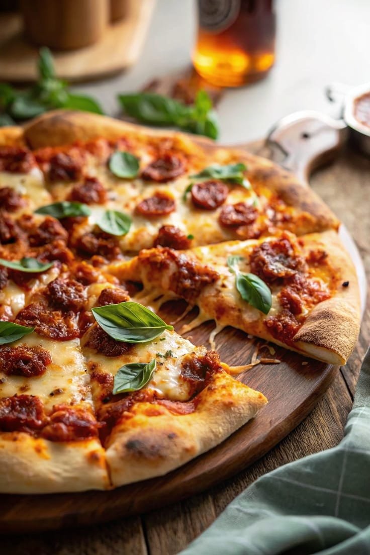 Spicy Chorizo Pizza – Bold, Cheesy & Packed with Flavor