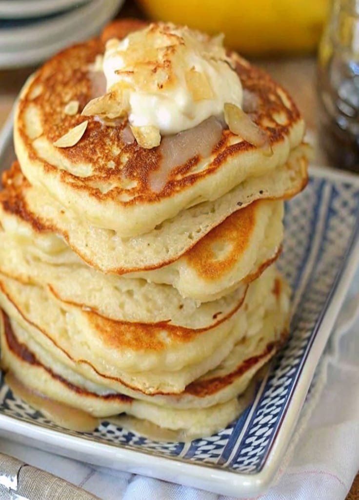 Sweet Coconut Cream Pancakes – Fluffy, Dreamy, and Tropical