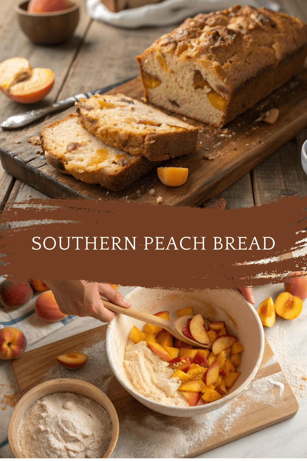 Southern Peach Bread – Moist, Sweet, and Full of Summer Flavor