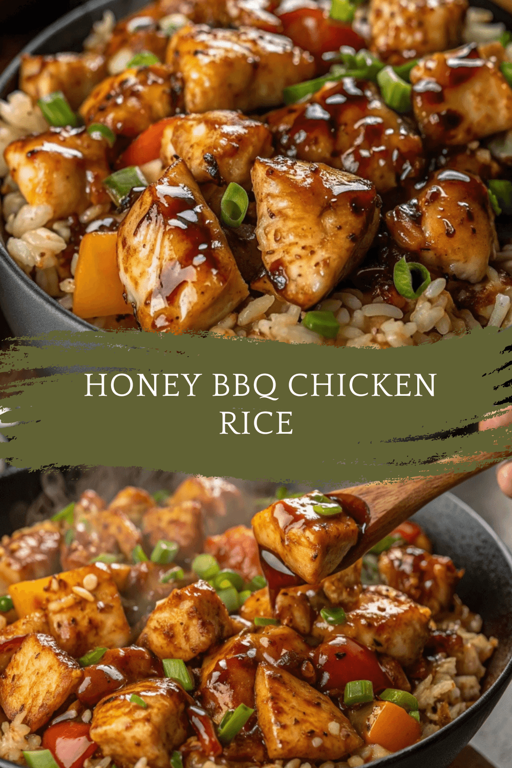 Honey BBQ Chicken Rice – A Sweet & Savory One-Pan Wonder