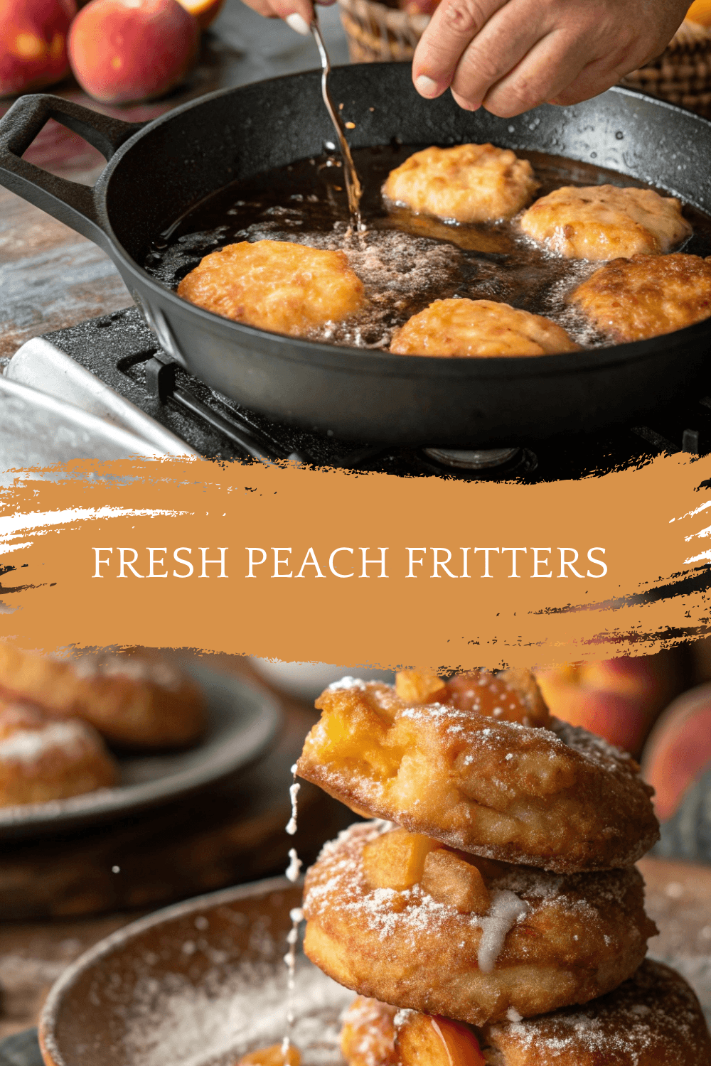 Fresh Peach Fritters – Crispy, Golden, and Bursting with Juicy Flavor