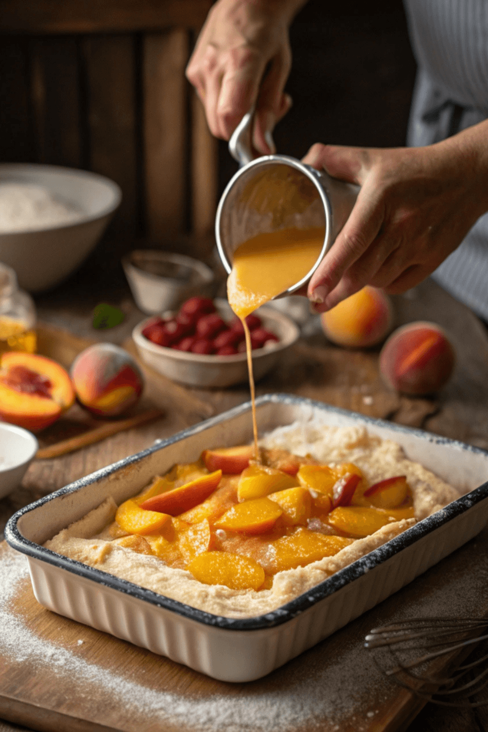 Super Easy Peach Cobbler Recipe – Golden, Buttery, and Irresistible