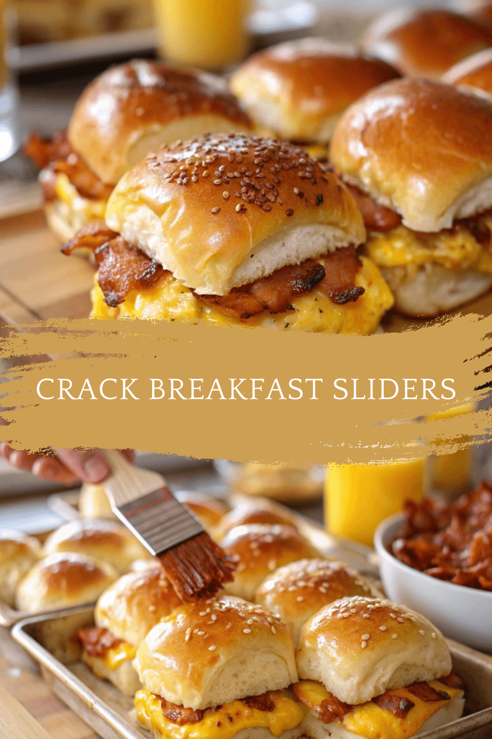 Crack Breakfast Sliders – Irresistible Bacon, Egg & Cheese Goodness