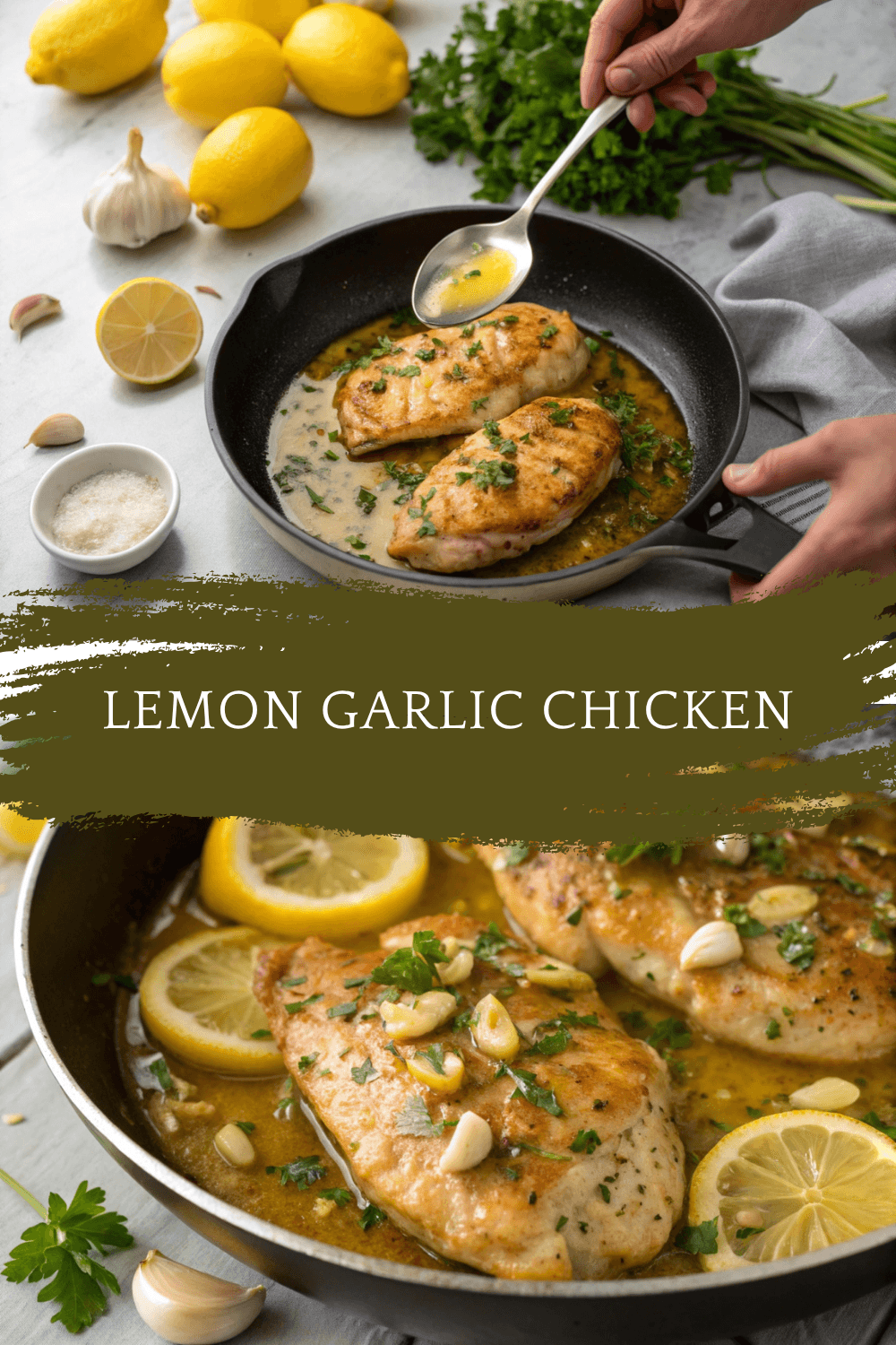 Lemon Garlic Chicken – Zesty, Juicy, and Effortlessly Delicious