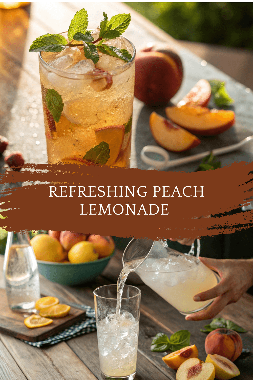 Refreshing Peach Lemonade for Summer Fun
