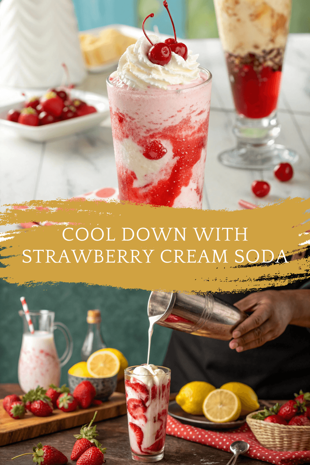 Cool Down with Strawberry Cream Soda: A Simple Summer Treat