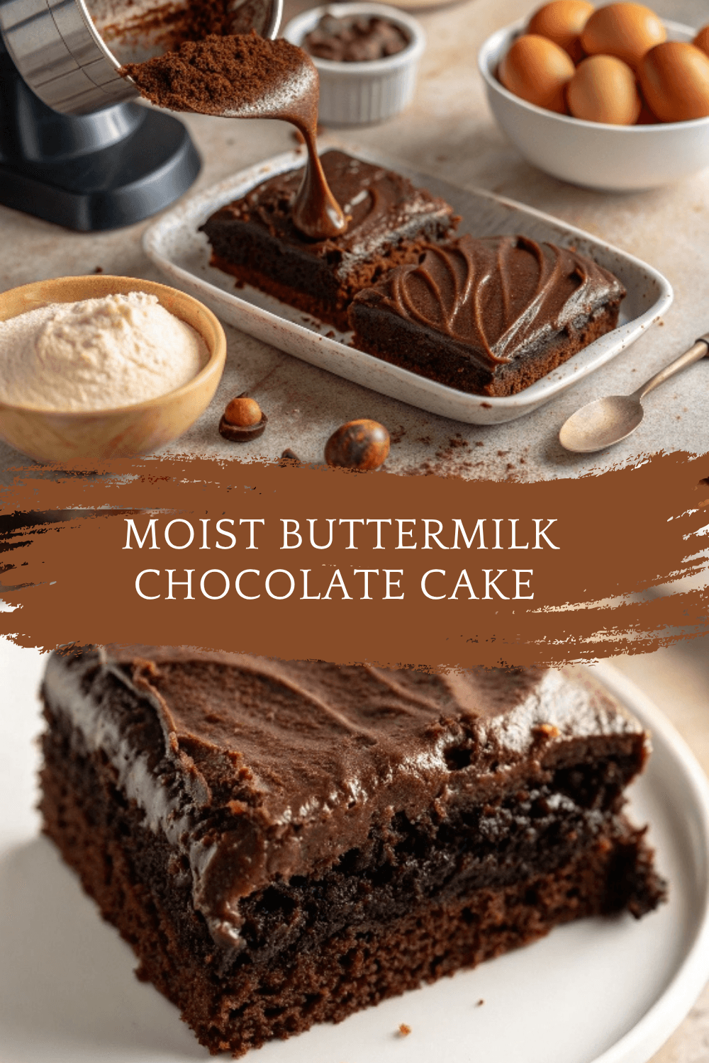 Moist Buttermilk Chocolate Cake – Rich, Velvety & Irresistible