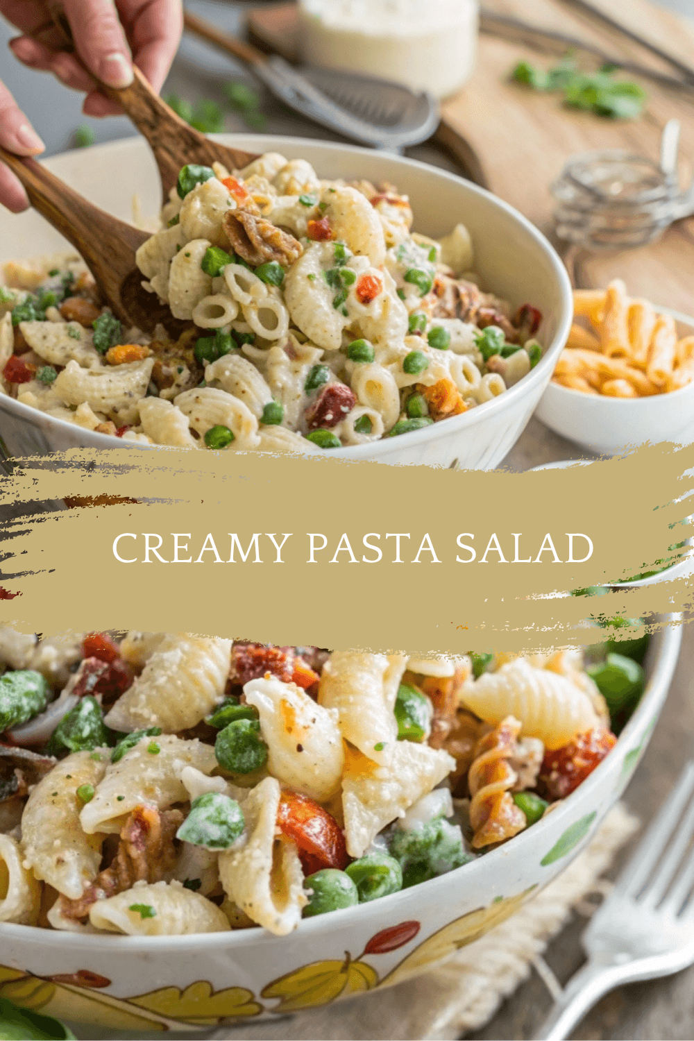 Creamy Pasta Salad – A Cool, Tangy Summer Classic
