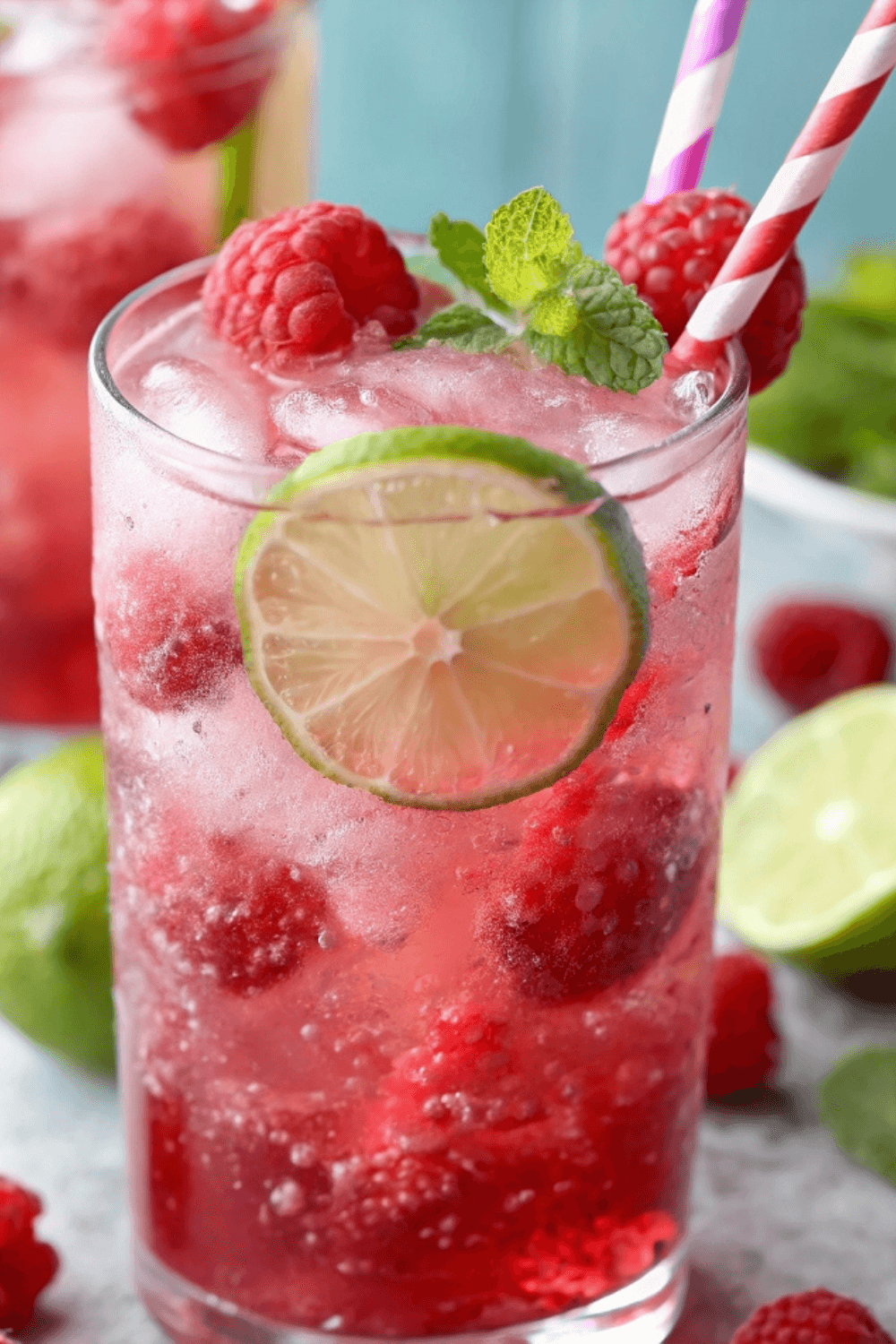 Raspberry Limeade Splash – A Fun & Fizzy Kids’ Party Mocktail!