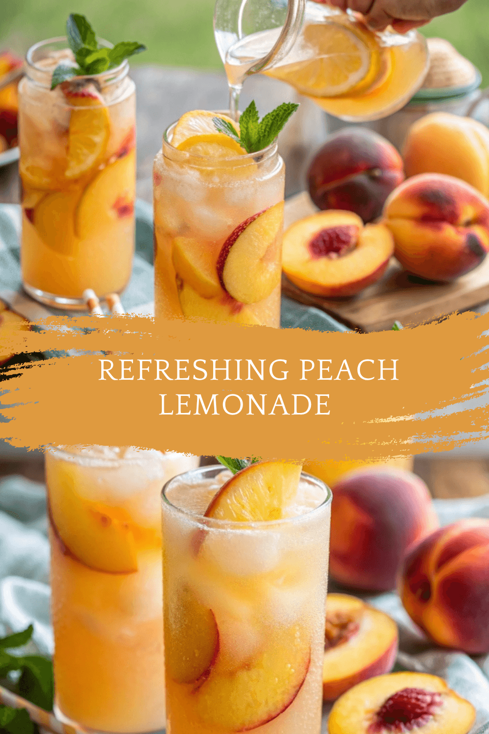 Refreshing Peach Lemonade for Summer Fun