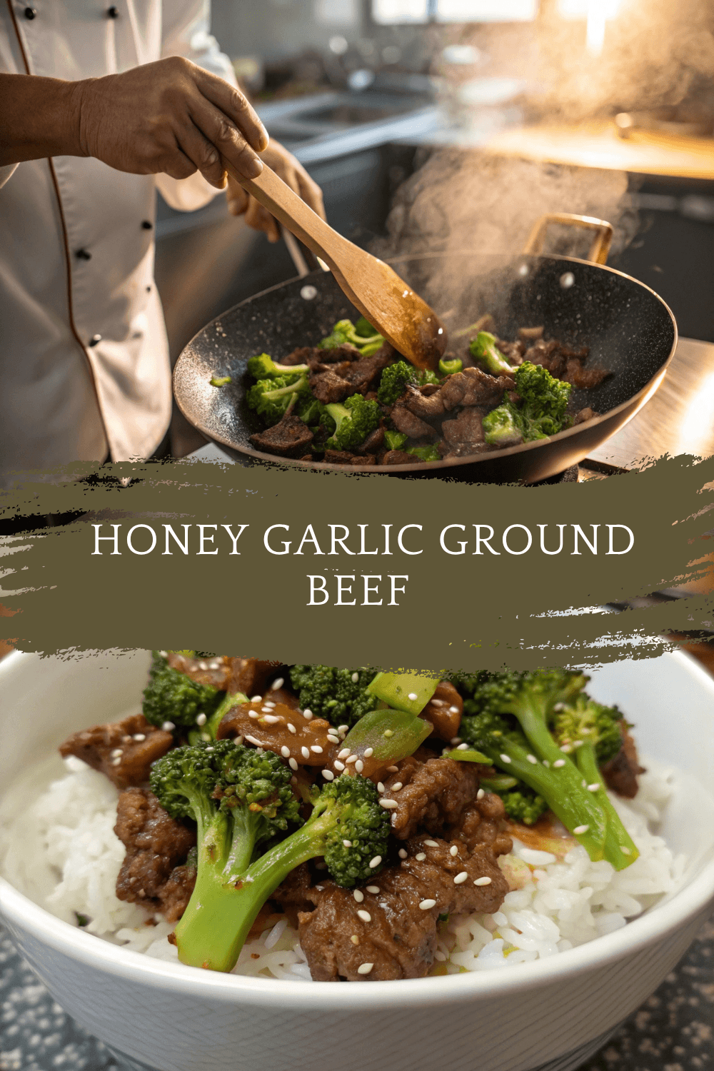 Quick & Easy Honey Garlic Ground Beef and Broccoli Stir-Fry