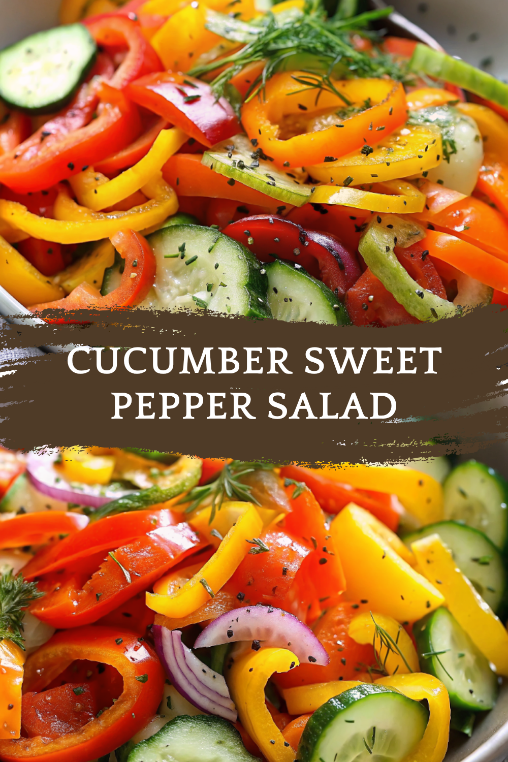 Cucumber Sweet Pepper Salad – Crisp, Colorful & Incredibly Refreshing!