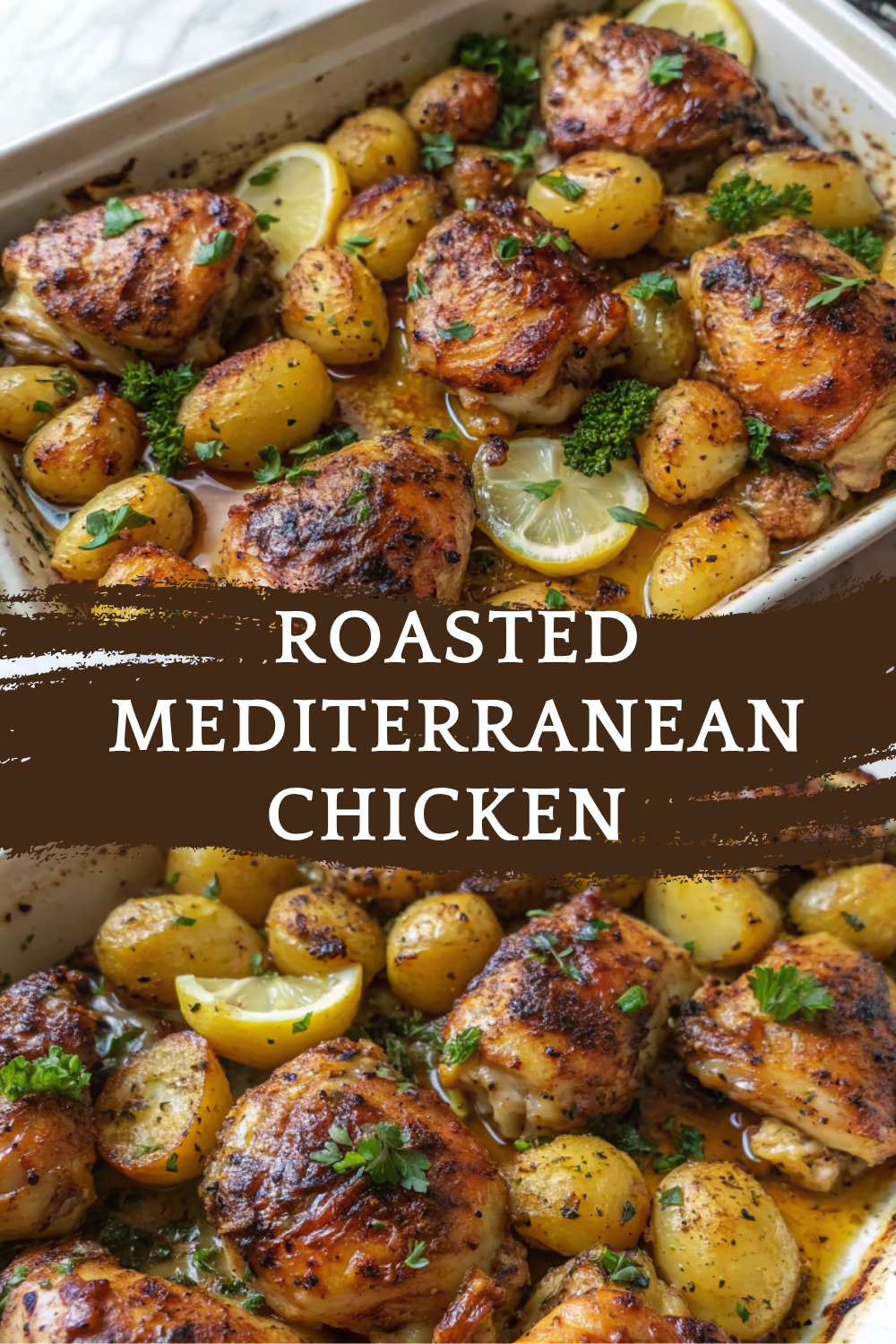 Roasted Mediterranean Chicken Thighs and Baby Potatoes – Easy One-Pan Family Dinner
