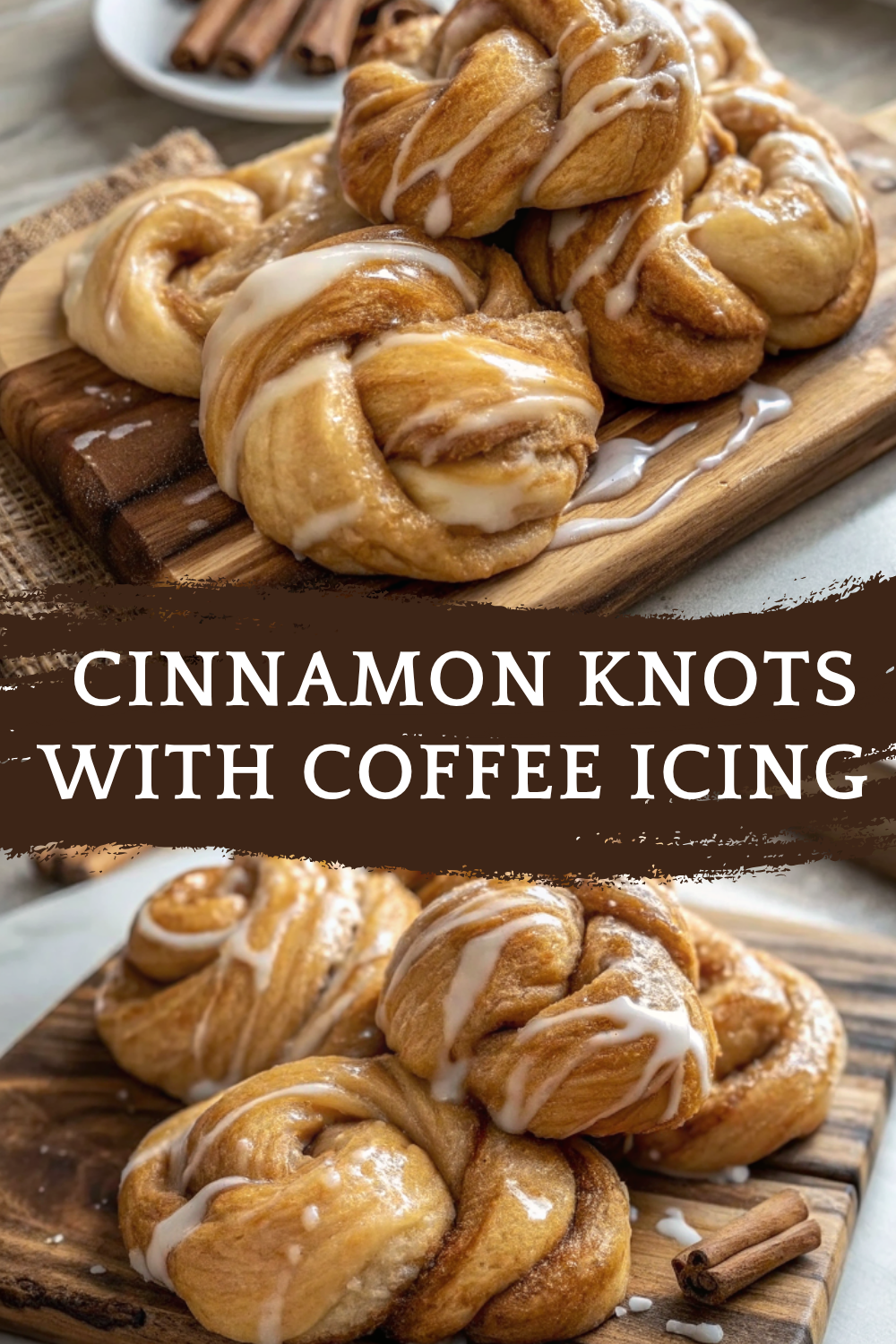 Cinnamon Knots with Coffee Icing: A Sweet Delight