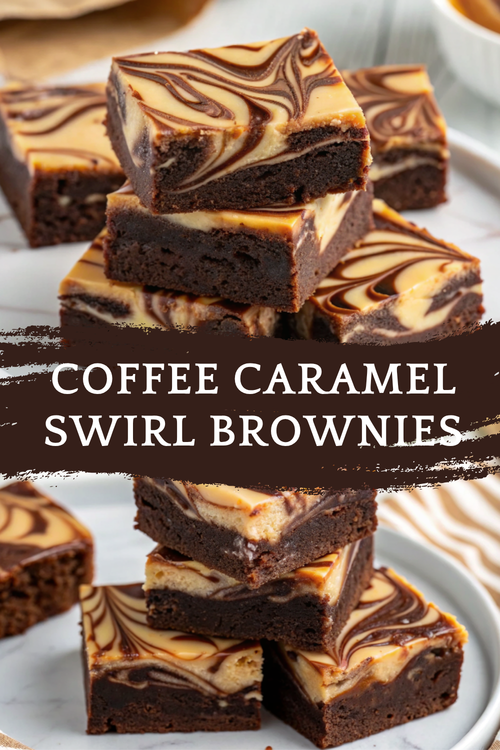 Coffee Caramel Swirl Brownies: Rich, Fudgy, and Boldly Irresistible