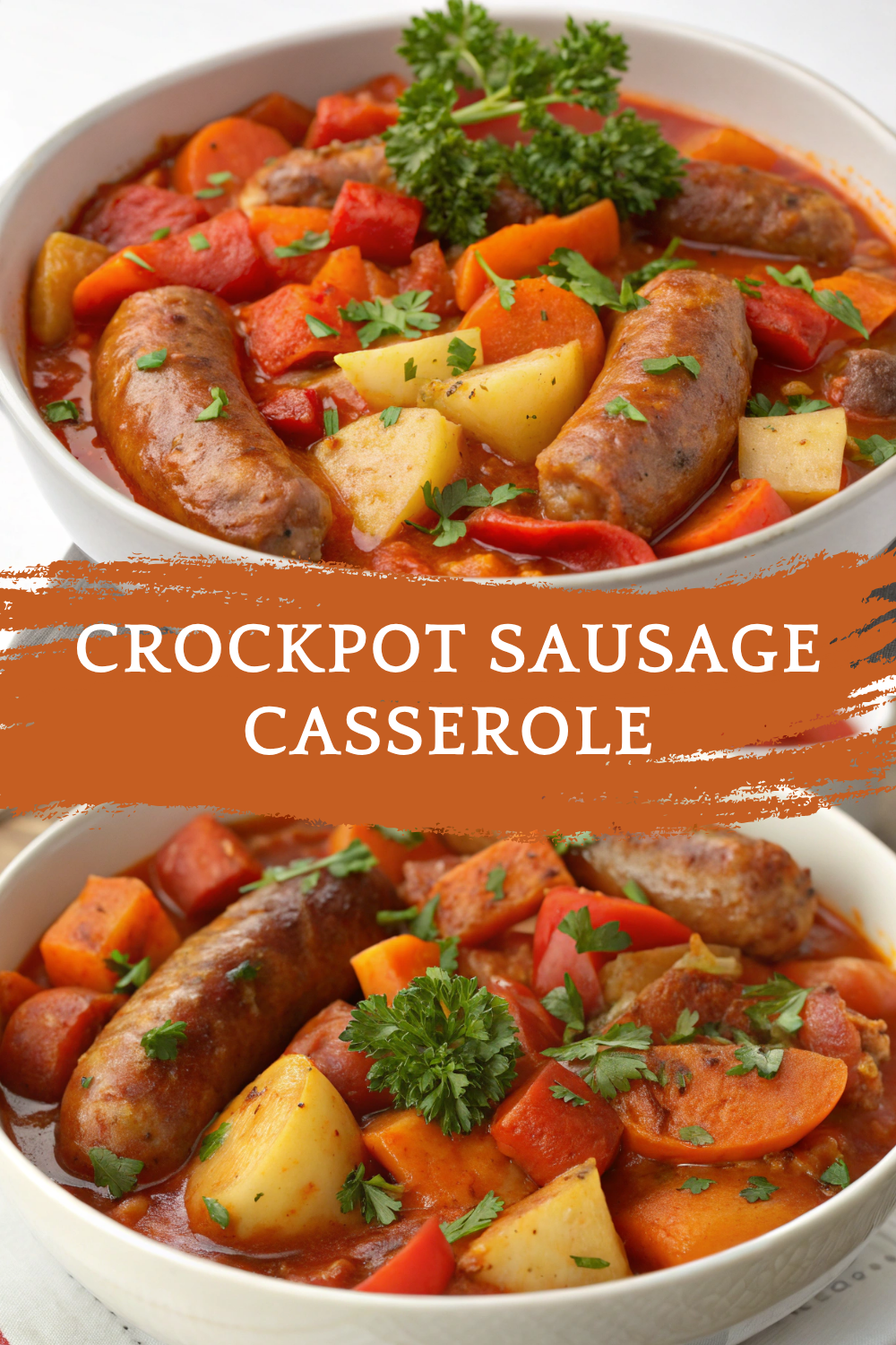 Crockpot Sausage Casserole – Cozy, Hearty & Effortless