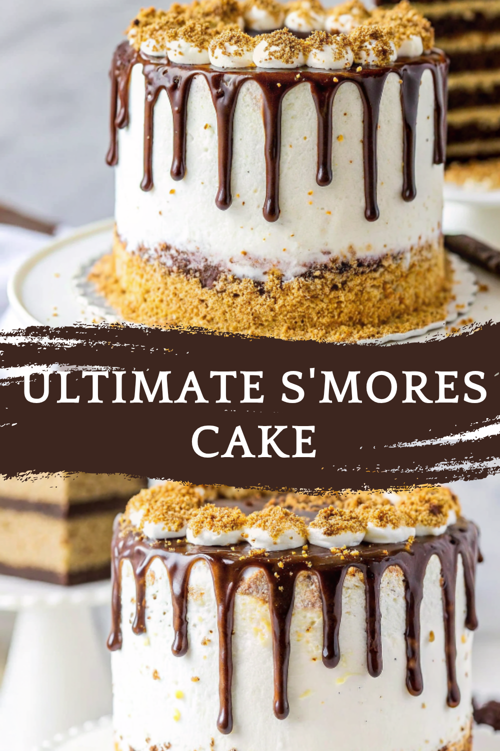 Ultimate S’mores Cake – Layers of Chocolate, Marshmallow & Graham Cracker Bliss