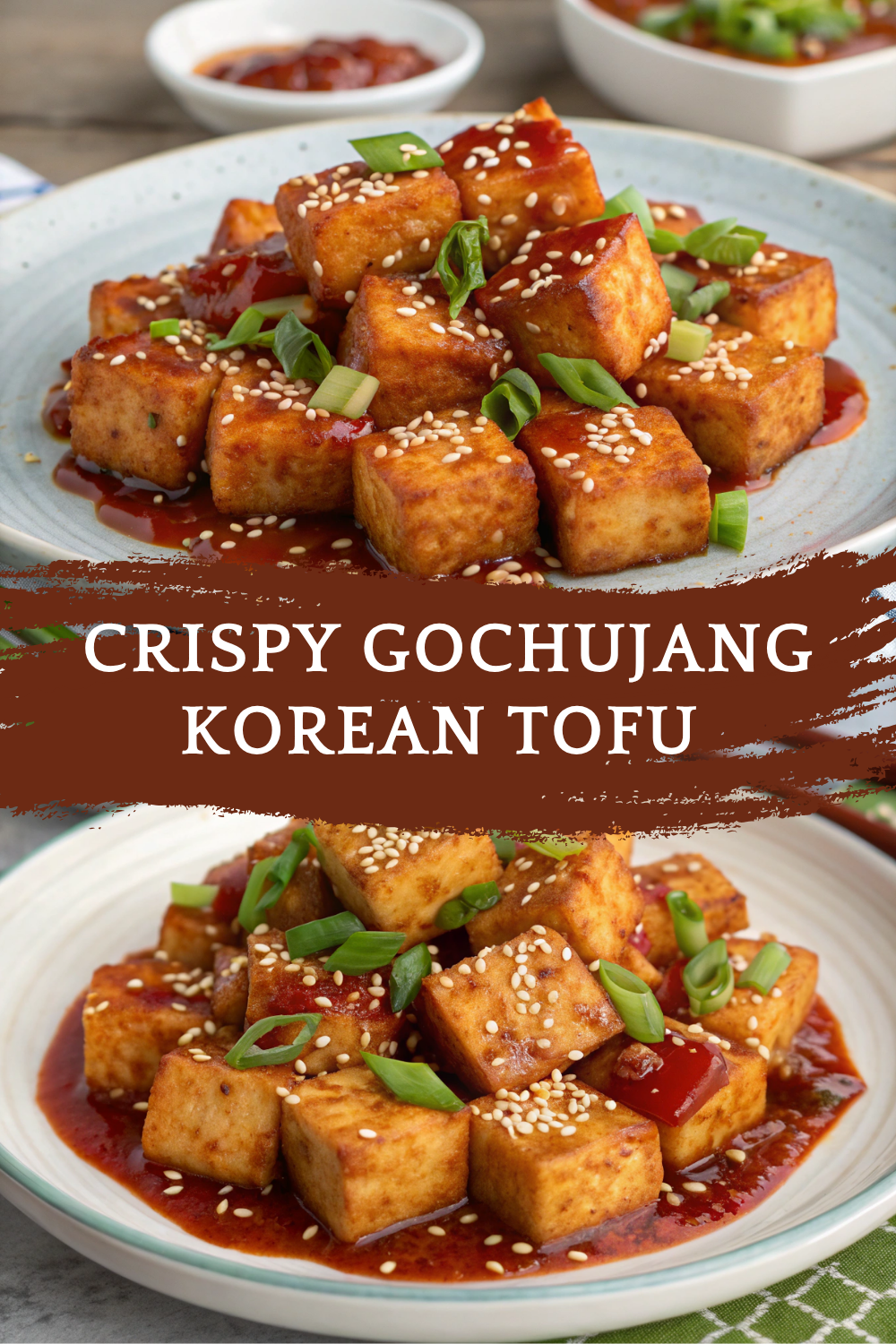 Crispy Gochujang Korean Tofu – Sweet, Spicy & Addictively Crunchy