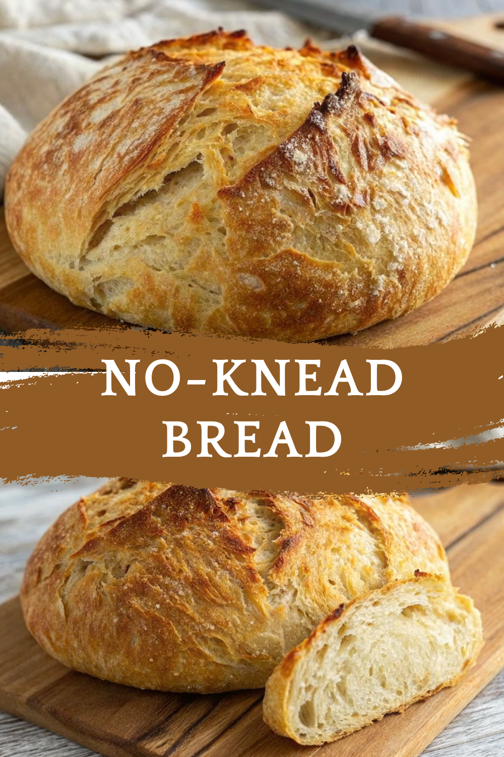 No-Knead Bread: Bread Easy Recipes for Effortless Baking