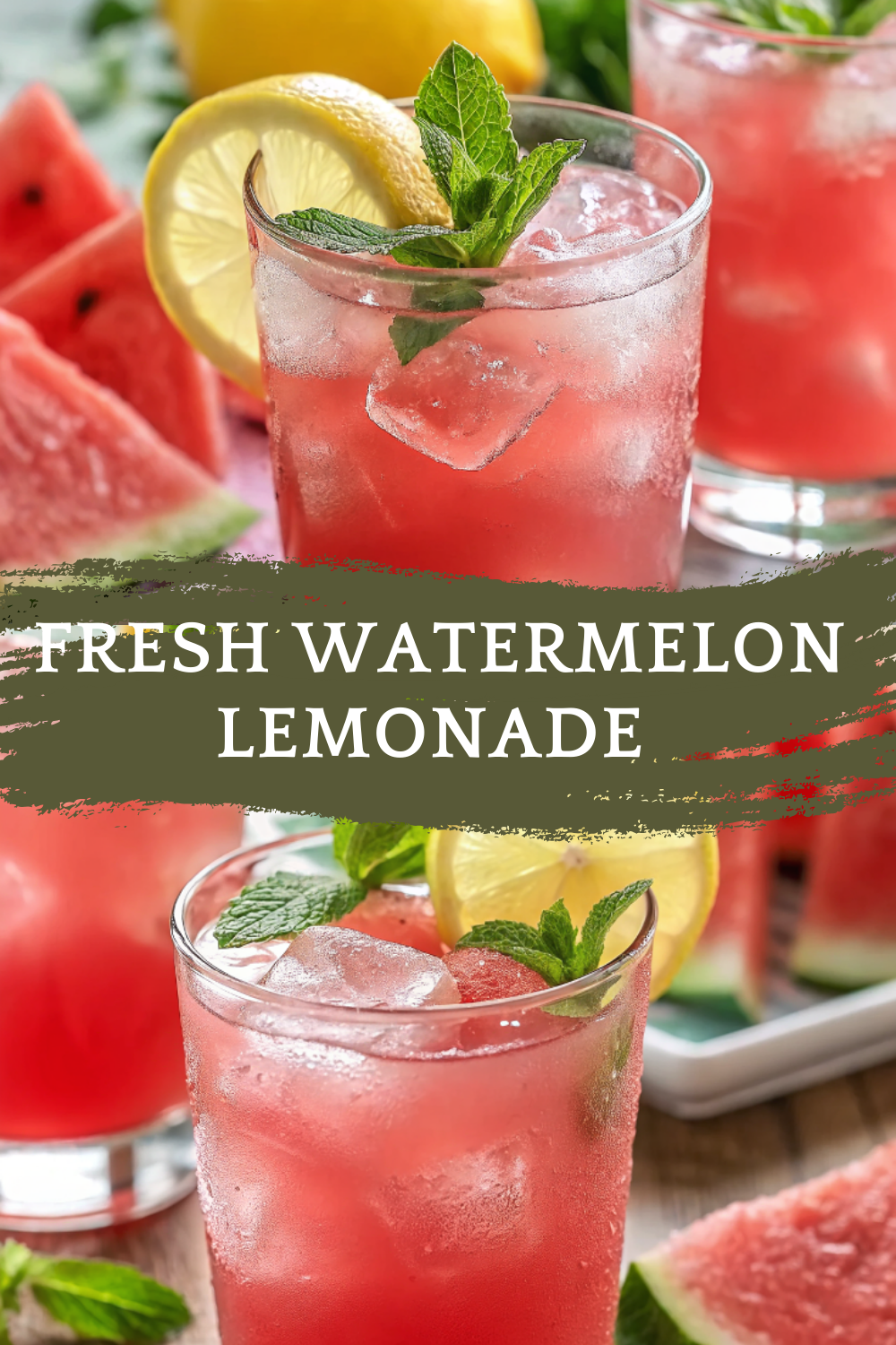 Fresh Watermelon Lemonade – A Refreshing Summer Sipper