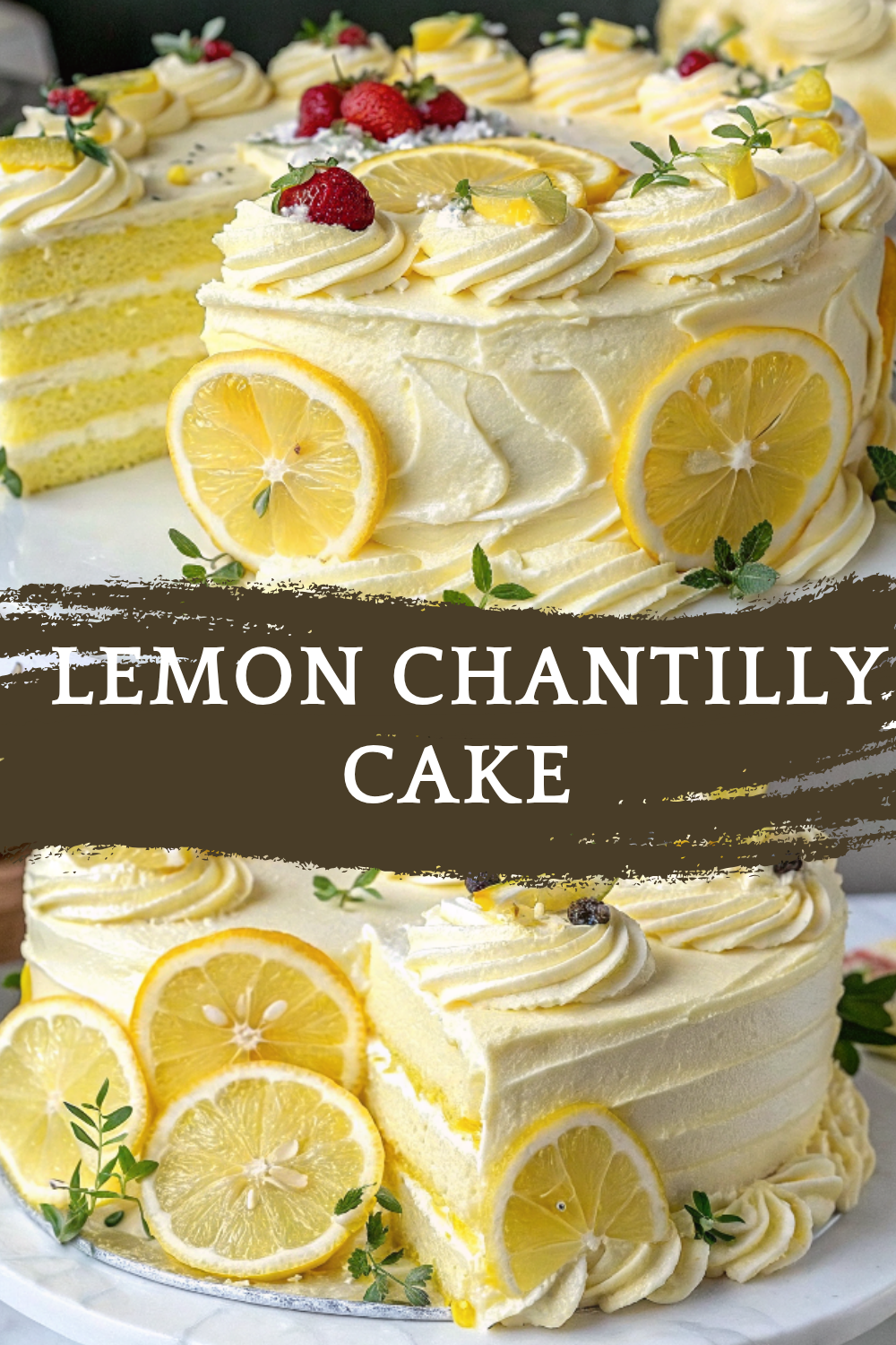 Lemon Chantilly Cake – Light, Elegant & Bursting with Citrus Bliss