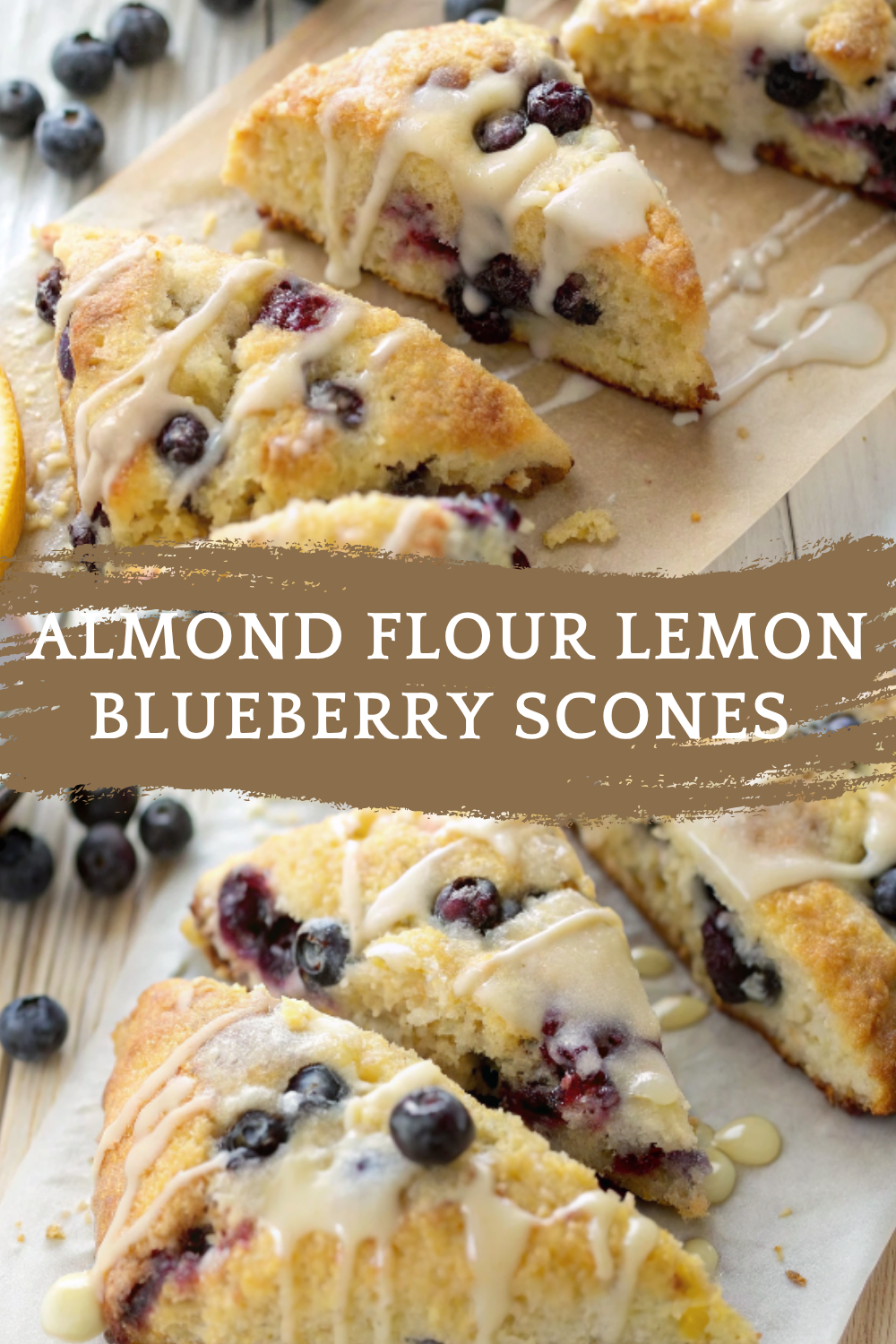 Almond Flour Lemon Blueberry Scones – Gluten-Free, Moist, and Bursting with Flavor!