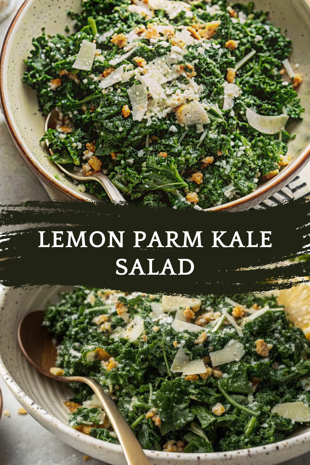 Lemon Parm Kale Salad – Bright, Savory & Totally Addictive