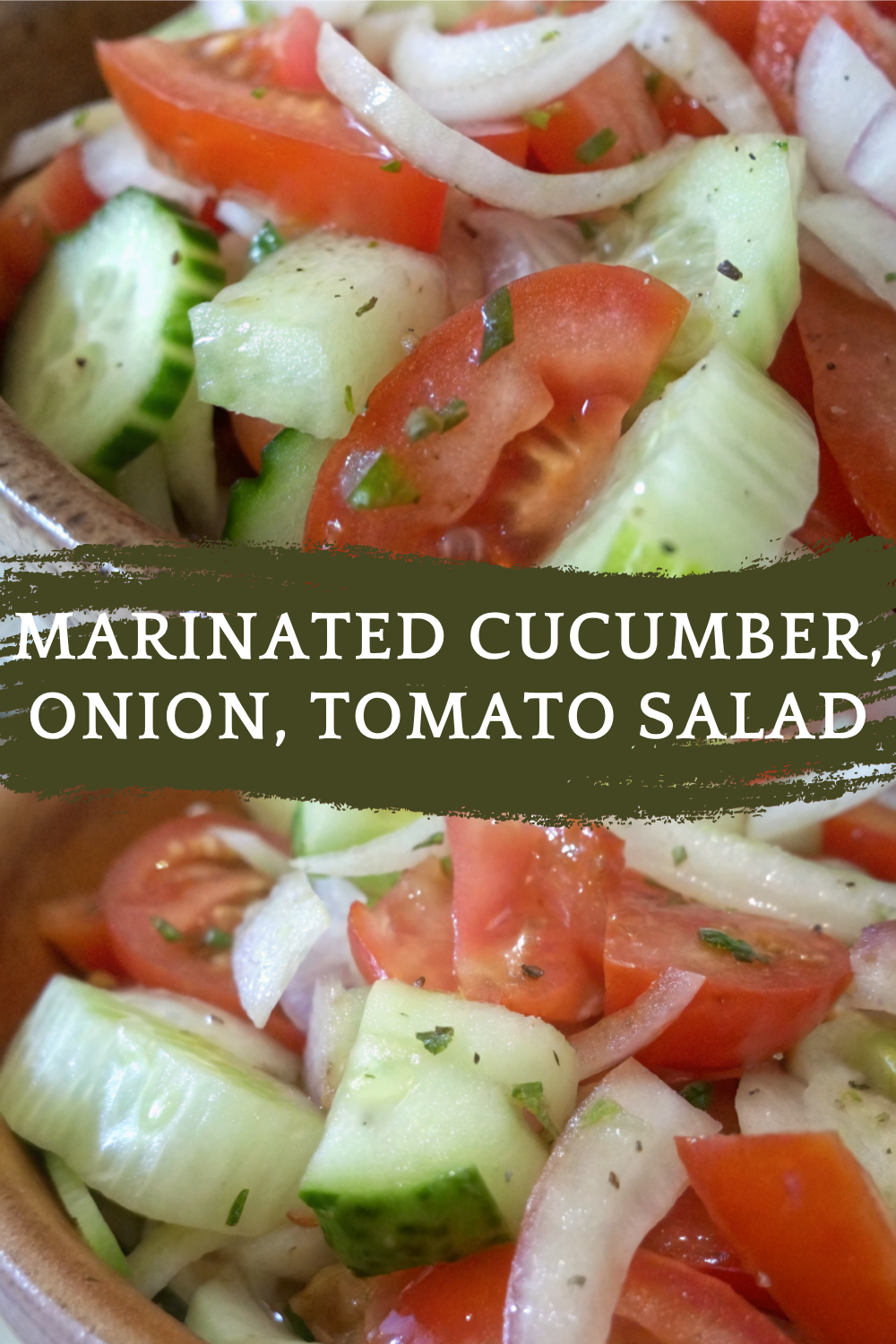 Marinated Cucumber, Onion, Tomato Salad – A Classic Southern-Style Salad Bursting with Freshness and Tangy Flavor