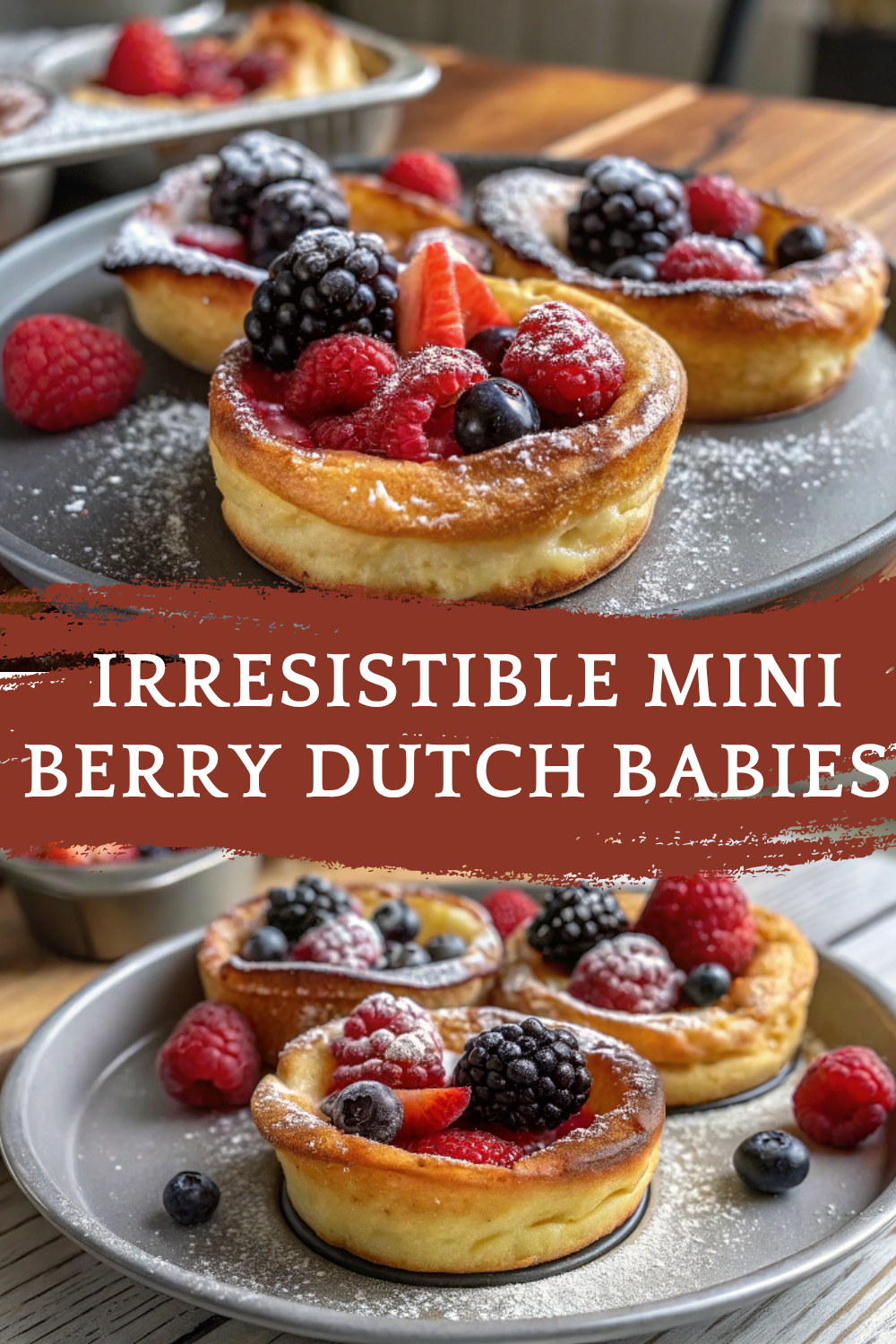 Irresistible Mini Berry Dutch Babies Recipe – Puffy, Sweet, and Bursting with Berries!