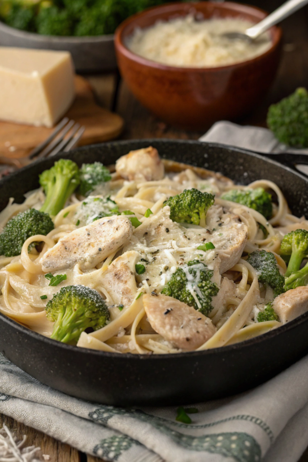 Easy Homemade Chicken and Broccoli Pasta – Creamy, Comforting, and Ready in 30 Minutes!