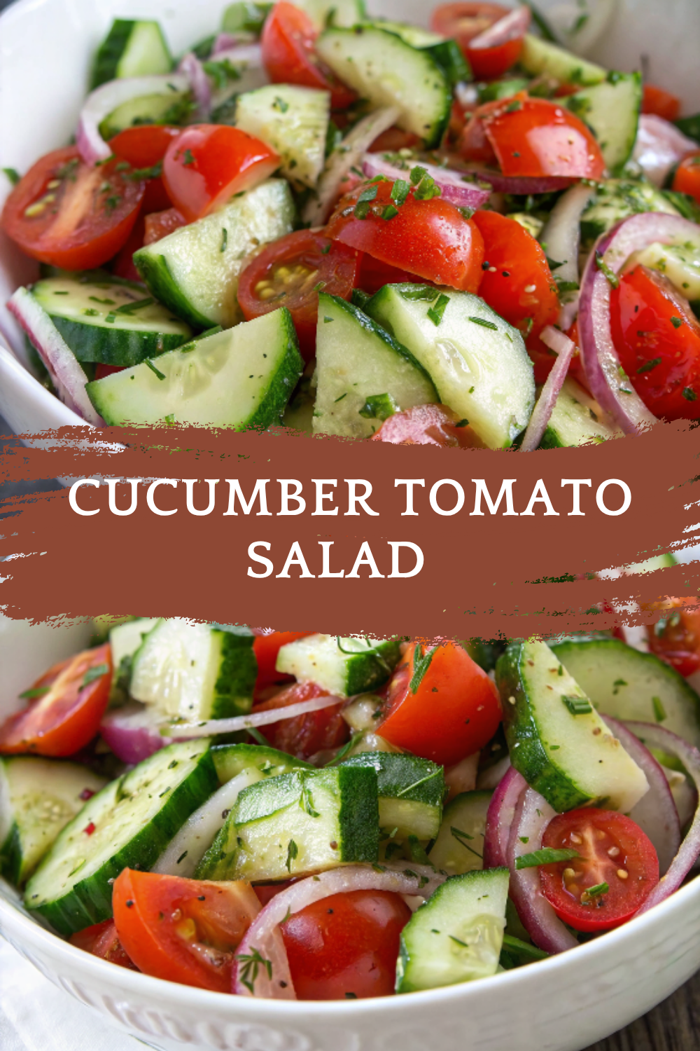 Cucumber Tomato Salad – Crisp, Juicy, and Perfectly Refreshing for Any Meal