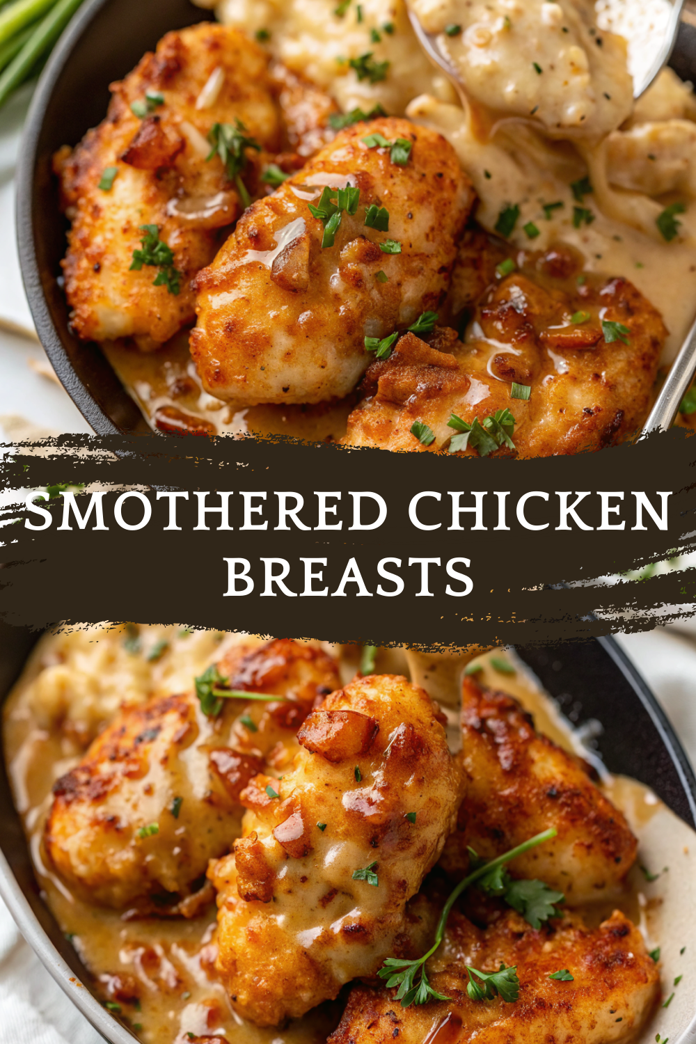 Smothered Chicken Breasts – Juicy, Creamy & Packed with Flavor