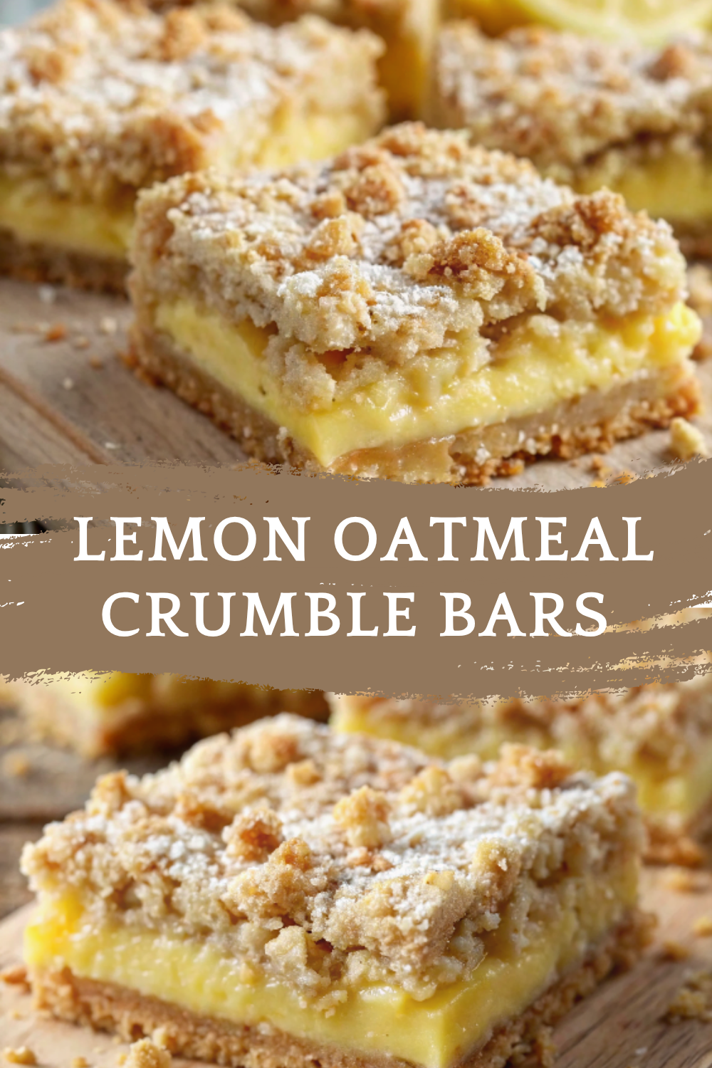 Lemon Oatmeal Crumble Bars – Zesty, Sweet, and Perfectly Chewy