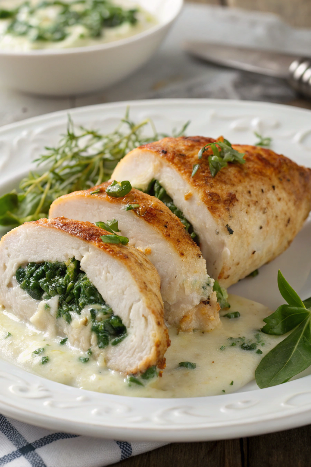 Spinach Stuffed Chicken Breast – Easy, Juicy & Ready in 30 Minutes