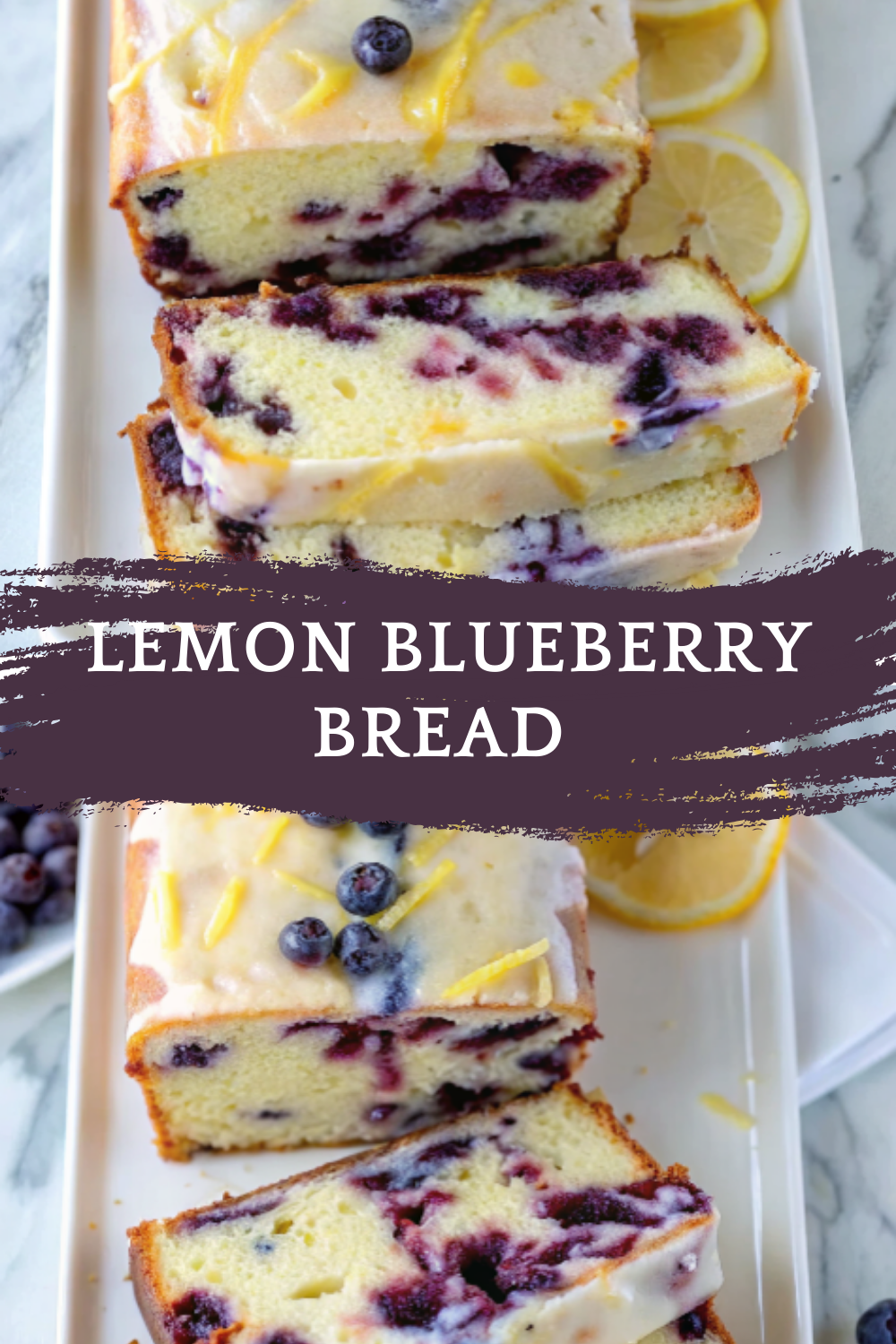 Lemon Blueberry Bread – Moist, Bright, and Loaded with Berries