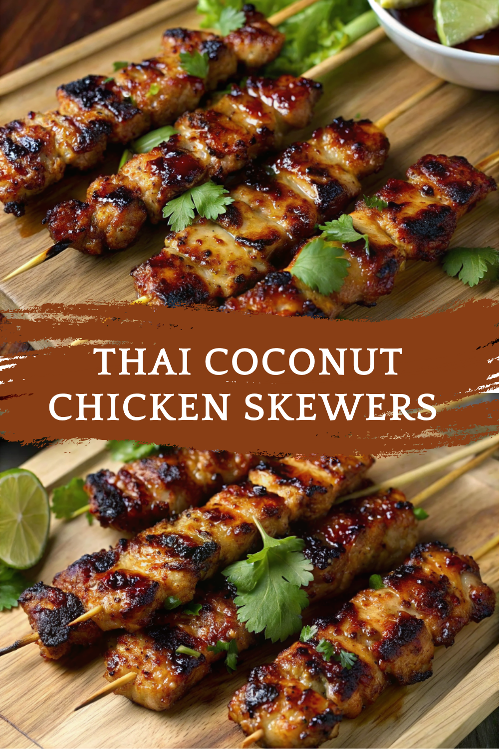 Thai Coconut Chicken Skewers – Smoky, Juicy & Bursting with Flavor