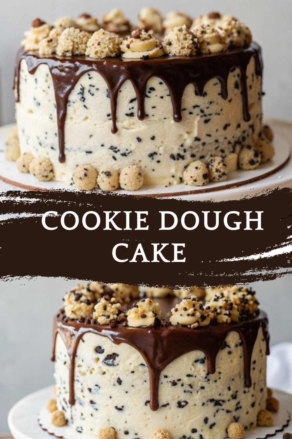 Cookie Dough Cake – Irresistibly Sweet with Cookie Dough in Every Bite